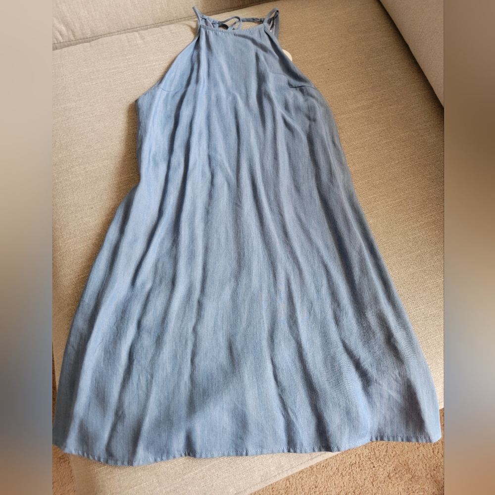 En Créme Blue Summer Dress